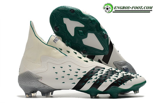 Adidas Chaussures de Foot Predator Freak + FG Blanc