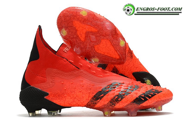 Adidas Chaussures de Foot Predator Freak + FG Rouge