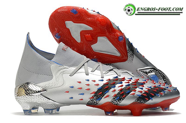 Adidas Chaussures de Foot Predator Freak.1 FG Argent