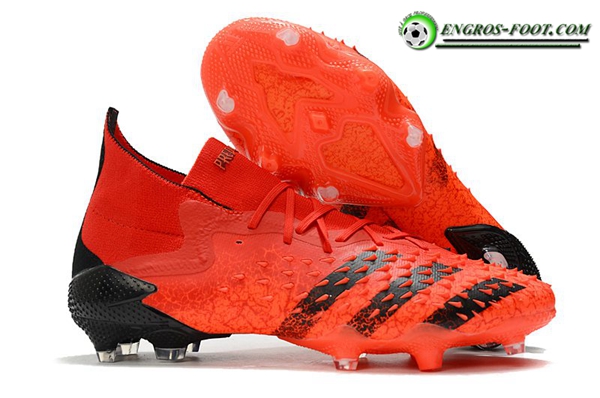 Adidas Chaussures de Foot Predator Freak.1 FG Rouge