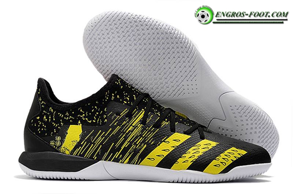 Adidas Chaussures de Foot Predator Freak .1 Low IC Noir/Jaune