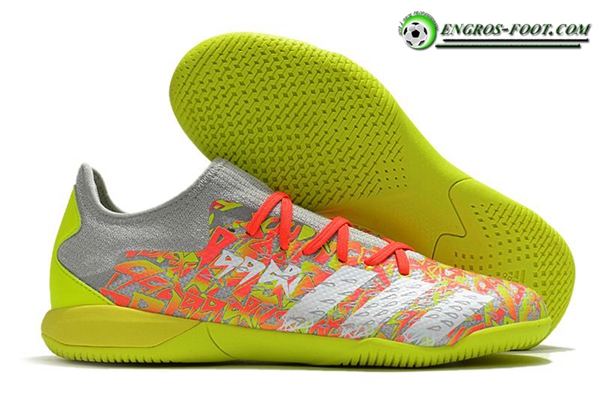 Adidas Chaussures de Foot Predator Freak .1 Low IC Rouge/Vert