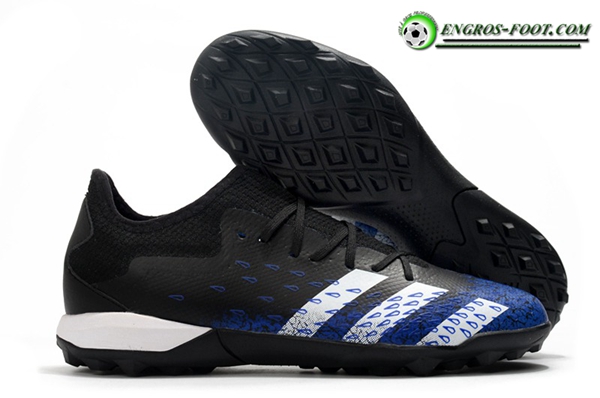 Adidas Chaussures de Foot Predator Freak .3 Low TF Noir/Bleu