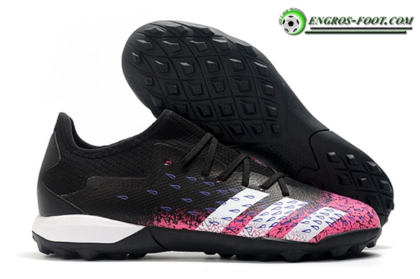 Adidas Chaussures de Foot Predator Freak .3 Low TF Noir/Rose