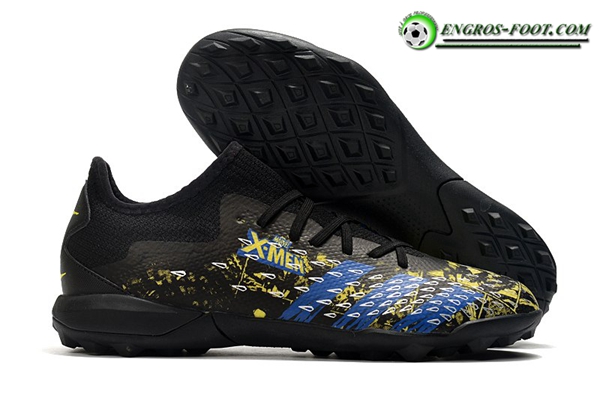 Adidas Chaussures de Foot Predator Freak .3 Low TF Noir/Jaune