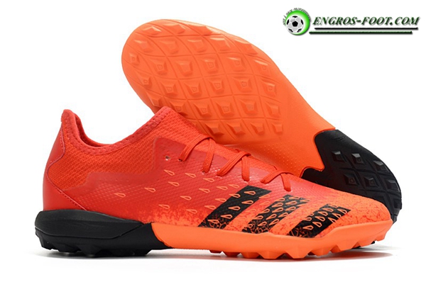 Adidas Chaussures de Foot Predator Freak .3 Low TF Rouge