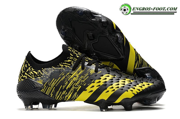 Adidas Chaussures de Foot Predator Freak .1 Low FG Jaune/Noir