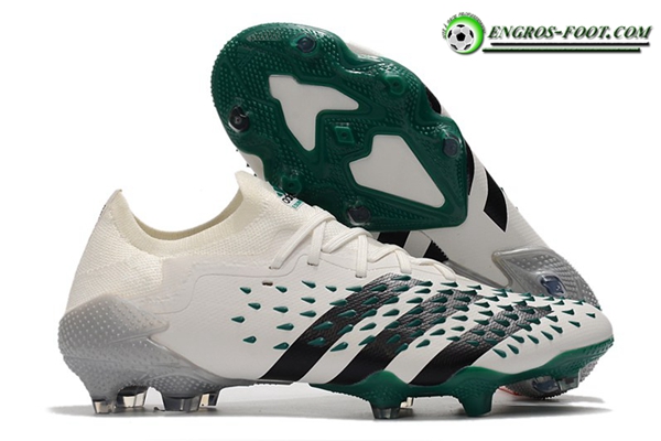 Adidas Chaussures de Foot Predator Freak .1 Low FG Blanc