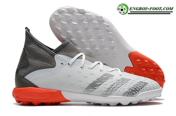 Adidas Chaussures de Foot Predator Freak .3 TF Gris