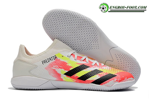 Adidas Chaussures de Foot Predator 20.3 L IC Blanc/Rose