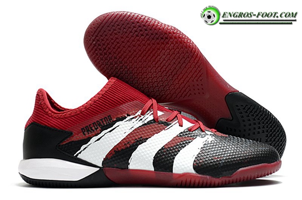 Adidas Chaussures de Foot Predator 20.3 L IC Rouge/Noir