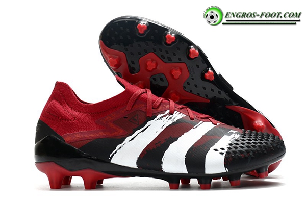 Adidas Chaussures de Foot Predator Mutator 20.1 Low AG Rouge/Noir