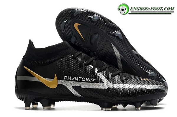 Nike Chaussures de Foot Phantom GT2 Dynamic Fit Elite FG Noir