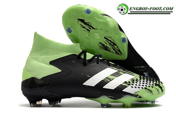 Adidas Chaussures de Foot Predator Mutator 20.1 FG Noir/Vert