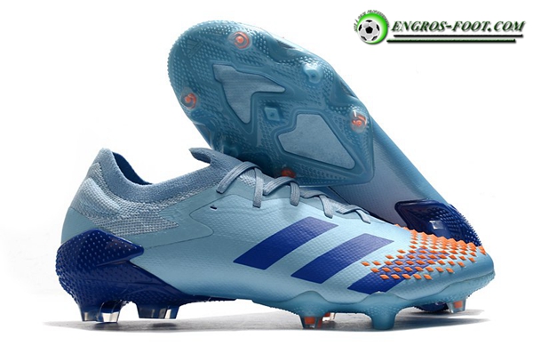 Adidas Chaussures de Foot Predator Mutator 20.1 Low FG Bleu Clair