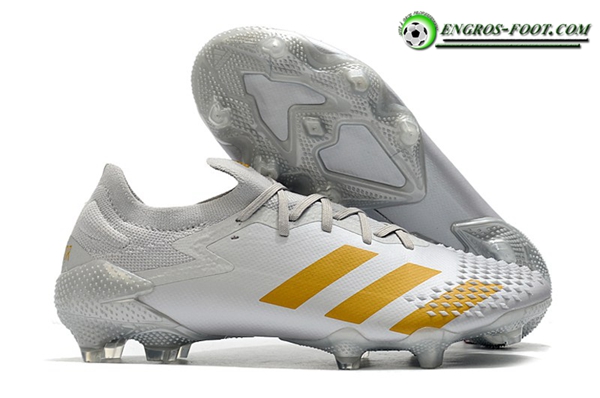 Adidas Chaussures de Foot Predator Mutator 20.1 Low FG Gris