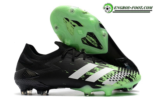 Adidas Chaussures de Foot Predator Mutator 20.1 Low FG Noir/Vert