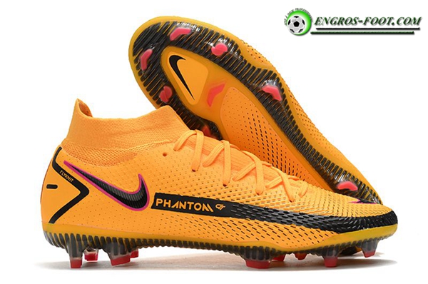 Nike Chaussures de Foot Phantom GT Elite Dynamic Fit FG Orange