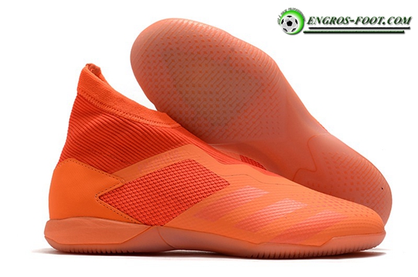 Adidas Chaussures de Foot PREDATOR 20.3 Laceless IN Orange