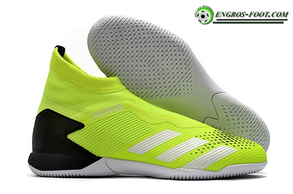 Adidas Chaussures de Foot PREDATOR 20.3 Laceless IN Vert