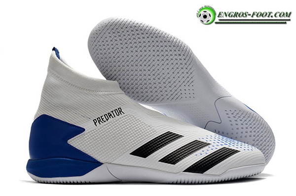 Adidas Chaussures de Foot PREDATOR 20.3 Laceless IN Blanc