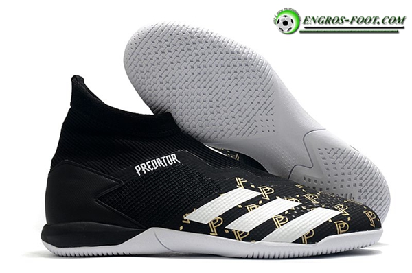 Adidas Chaussures de Foot PREDATOR 20.3 Laceless IN Noir