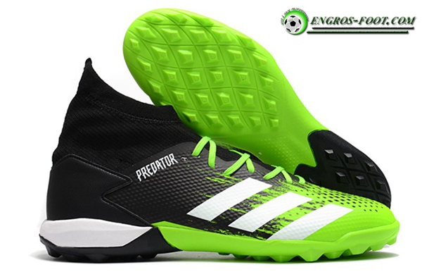 Adidas Chaussures de Foot PREDATOR 20.3 TF Noir/Vert