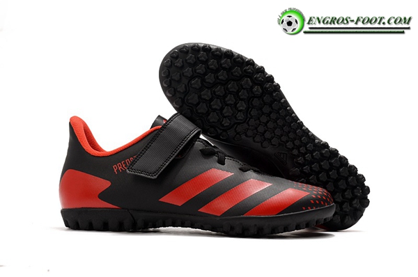 Adidas Chaussures de Foot Predator 20.4 TF Noir/Rouge