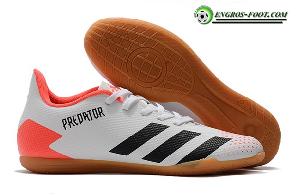 Adidas Chaussures de Foot Predator 20.4 IN Sale Blanc