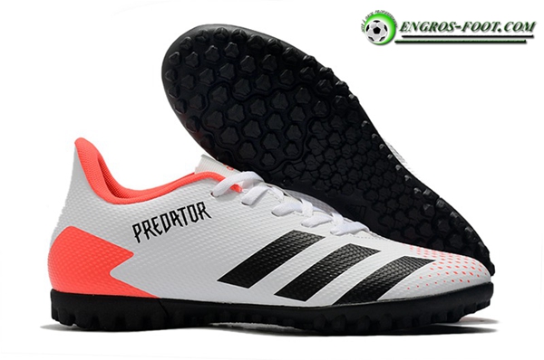 Adidas Chaussures de Foot Predator 20.4 TF Sale Blanc