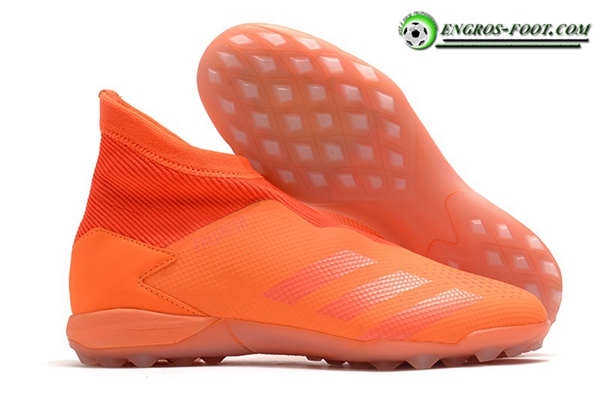 Adidas Chaussures de Foot Predator 20.3 Laceless TF Orange