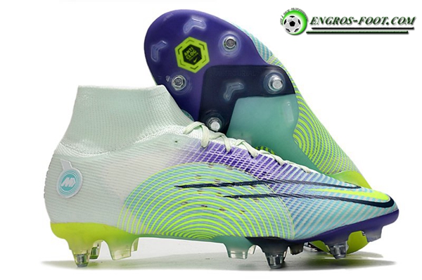 Nike Chaussures de Foot Mercurial Dream Speed Superfly 8 Elite SG Pourpre/Vert