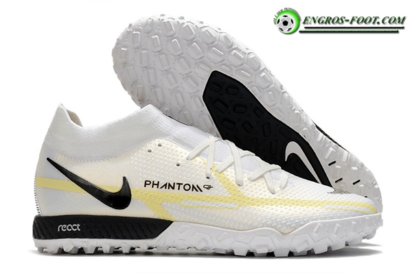 Nike Chaussures de Foot Phantom GT Pro TF Blanc