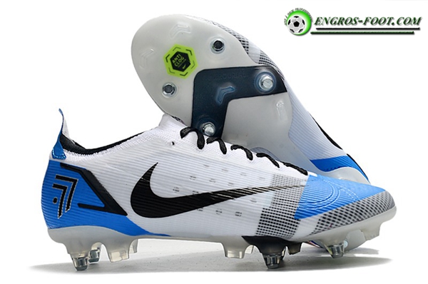 Nike Chaussures de Foot Mercurial Vapor XIV Elite SG PRO Anti Clog Blanc