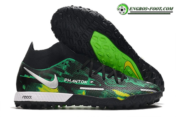 Nike Chaussures de Foot Phantom GT Pro TF Vert