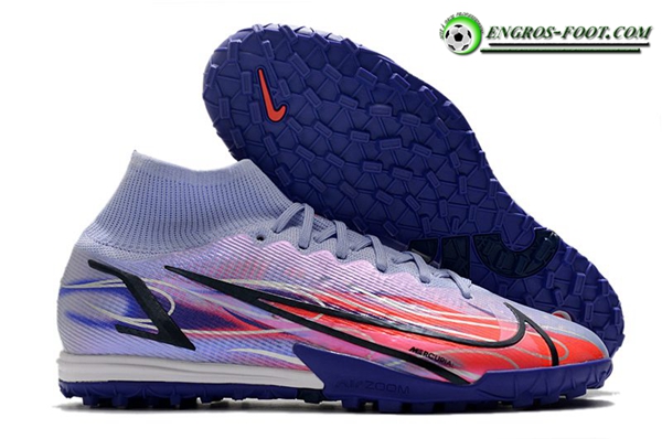 Nike Chaussures de Foot Mercurial Superfly 9 Elite TF Pourpre