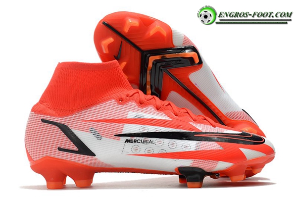 Nike Chaussures de Foot Superfly 8 Spark Positivity CR7 Elite FG Rouge