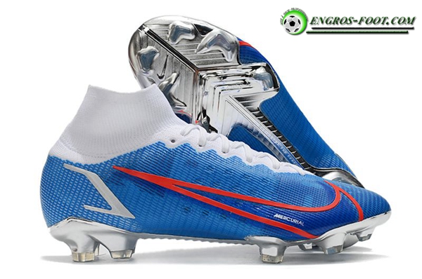 Nike Chaussures de Foot Superfly 8 Elite FG Bleu