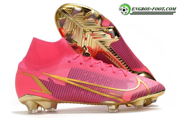 Nike Chaussures de Foot Superfly 8 Elite FG Rose