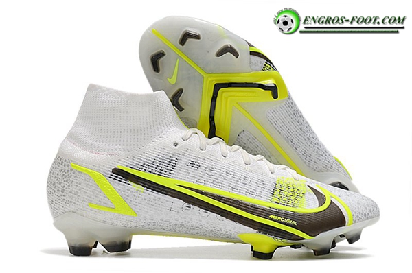 Nike Chaussures de Foot Superfly 8 Elite FG Blanc