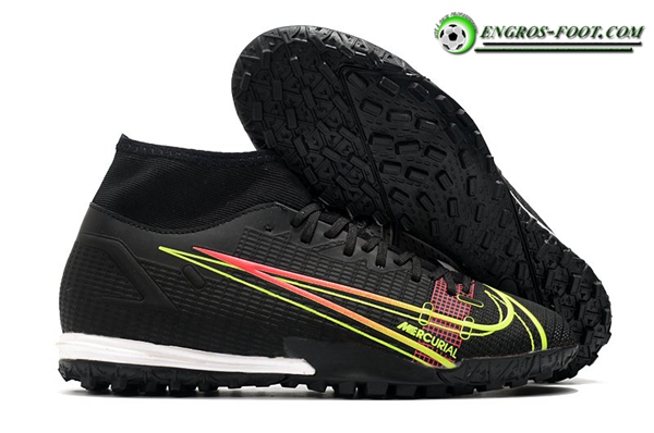 Nike Chaussures de Foot Superfly 8 Academy TF Noir