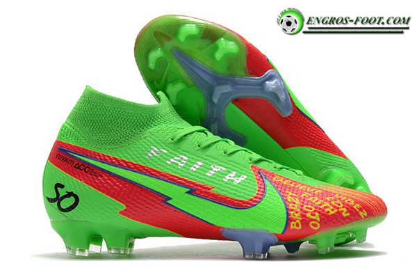 Nike Chaussures de Foot Mercurial Superfly 7 Elite Vert