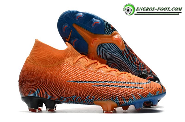 Nike Chaussures de Foot Mercurial Superfly 7 Elite Orange