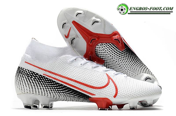 Nike Chaussures de Foot Mercurial Superfly 7 Elite Blanc