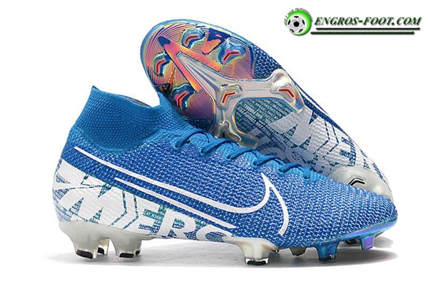 Nike Chaussures de Foot Superfly 7 Elite SE FG Bleu