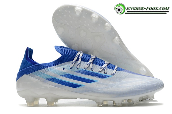 Adidas Chaussures de Foot X Speedflow.1 AG Bleu/Blanc