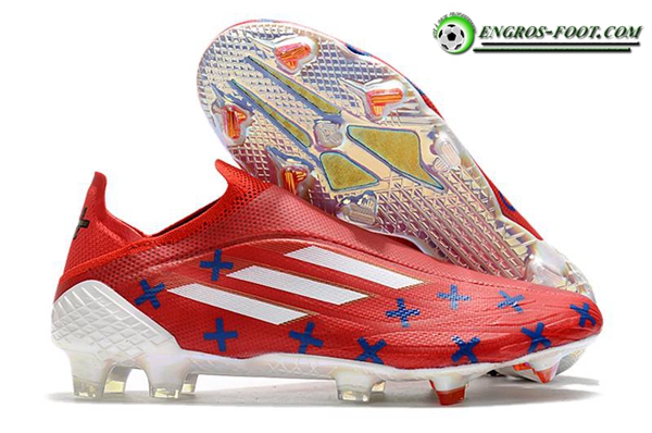 Adidas Chaussures de Foot X Speedflow+ FG Rouge