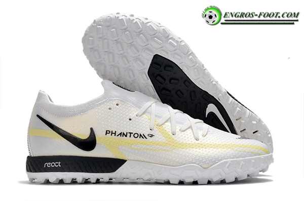 Nike Chaussures de Foot Phantom GT Pro TF Blanc