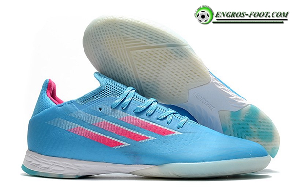 Adidas Chaussures de Foot X Speedflow.1 IC Bleu Clair