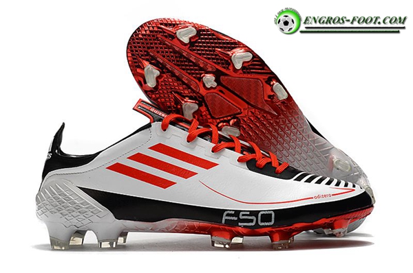 Adidas Chaussures de Foot F50 Ghosted Adizero HT FG Blanc